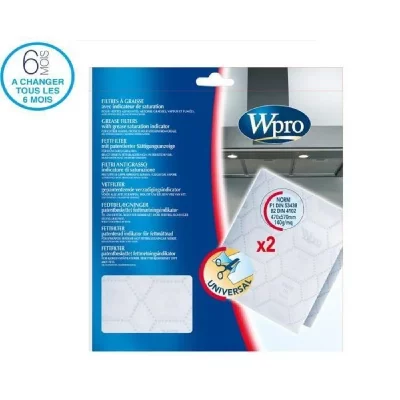 WPRO  - filtre a graisse avec indicatieur saturation