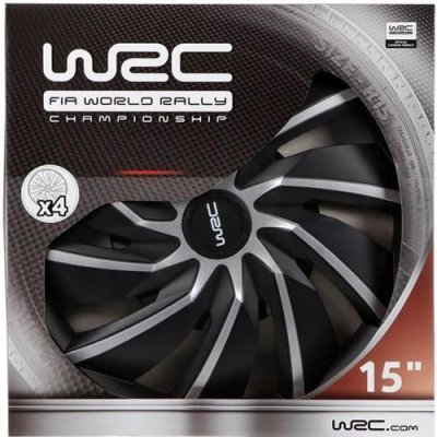 WRC  007598 - 4 Enjoliveurs 15"" Pouces, Turbo Bicolore