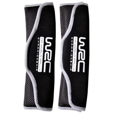 WRC  - 2 fourreaux ceinture Bi-mati&egrave;re noir avec Flocage banc