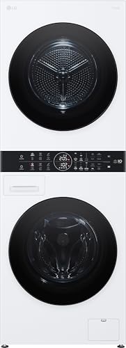 LG WT1210WWF machine &agrave; laver avec s&egrave;che linge Pose libre Charge avant Blanc A