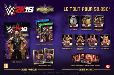 WWE 2k18 Wrestlemania Xbox One 