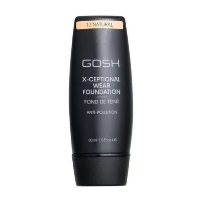 GOSH X-CEPTIONAL WEAR FOUNDATION long lasting makeup #12-natural 35 ml