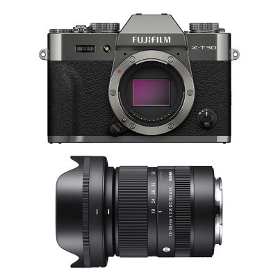 FUJIFILM X-T30 III ANTHRACITE + Objectif SIGMA 18-50 f/2.8 DC DN Contemporary