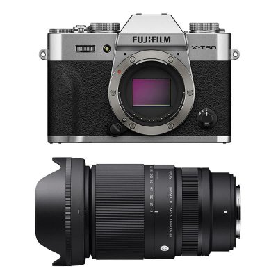 FUJIFILM X-T30 III ARGENT + Objectif SIGMA 16-300 f/3.5-6.7 DC OS Contemporary