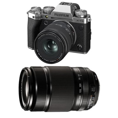 FUJIFILM X-T5 SILVER + 16-50mm + 55-200mm 