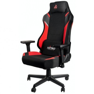 NITRO CONCEPTS X1000 nc-x1000-br tissu noir rouge