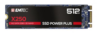 EMTEC X250 ssd power plus 512 go sata 6 gos m.2 2280 ECSSD512GX250