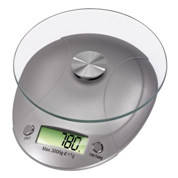 XAVAX  Balance De Cuisine "Milla", Capacit&eacute;: 5 Kg, Argent