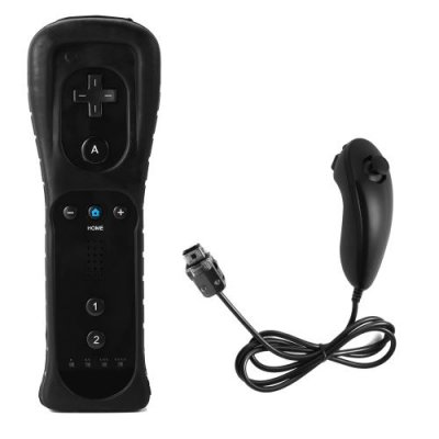 XCSOURCE  2 En1 Manette Nunchuk Et T&eacute;l&eacute;commande Pour Nintendo Wii Et Wii U Ac443