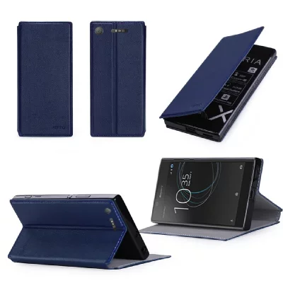XEPTIO  Etui pour Sony Xperia XZ1 4G - Bleu