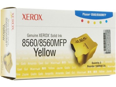 XEROX  - 3 - jaune - encres solides