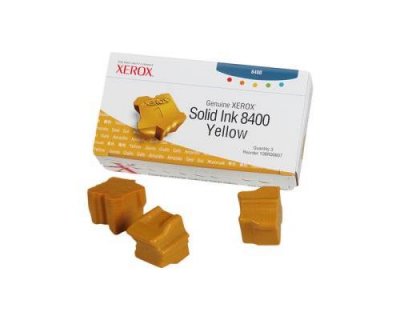 XEROX  Genuine  - 3 - jaune - encres solides 