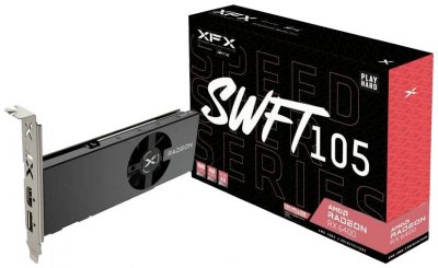 XFX  RX-64XL4SFG2 carte graphique AMD Radeon RX 6400 4 Go GDDR6