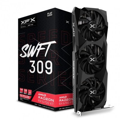 XFX  RX-67XTYJFDV carte graphique AMD Radeon RX 6700 XT 12 Go GDDR6
