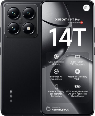 XIAOMI  14T Pro Noir Titane 12 GO + 512 GO