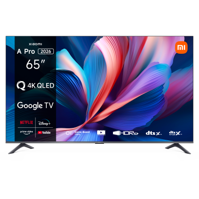 XIAOMI  QLED 65"" A PRO 2026 UltraHD 4K Dolby Audio Google TV