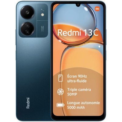 XIAOMI  Redmi 13C 4GB RAM 128GB ROM [Version Globale] (Navy Blue)
