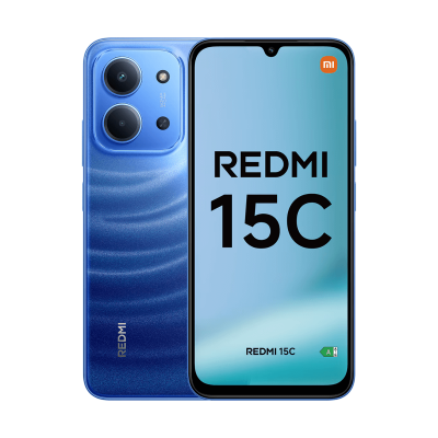 XIAOMI  Redmi 15C 4G 8 Go/256 Go Bleu (Moonlight Blue) Double SIM