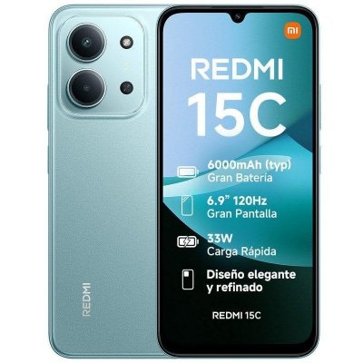 XIAOMI  Redmi 15C 4G 8 Go/256 Go Vert (Mint Green) Double SIM