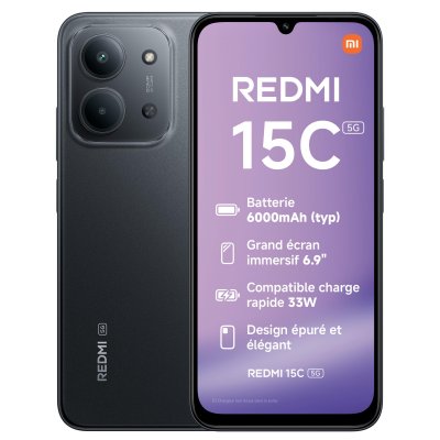 XIAOMI  Redmi 15C 5G 4/256 Midnight Black 