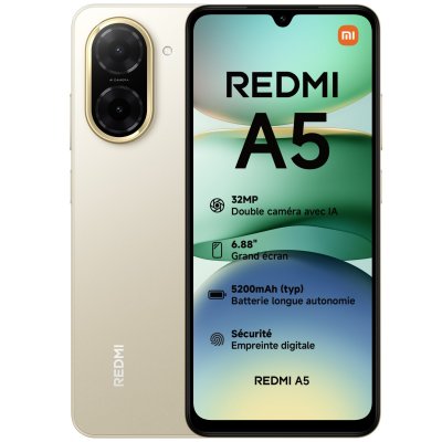 XIAOMI  Redmi A5 (Or) - 128 Go 