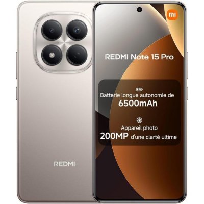 XIAOMI  Redmi Note 15 Pro 4G 512GB/12GB Dual SIM Titane