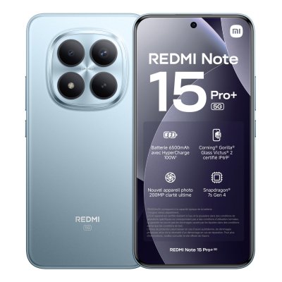 XIAOMI  Redmi Note 15 Pro+ 5G Dual-SIM 256 Go Bleu
