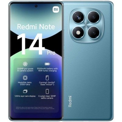 XIAOMI  redmi note14 pro 4g blue - 8+256gb - 6 67 amoled 120hz full hd+ MZB0IWDEU 