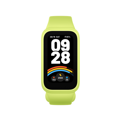 XIAOMI  Smart Band 9 Active, Vert - Neuf