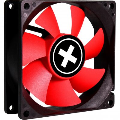XILENCE  XPF80.R 80mm Ventilateur de bo&icirc;tier, 3PIN, rouge/noir
