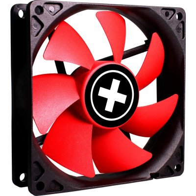XILENCE  XPF92.R.PWM 92mm PWM Ventilateur de bo&icirc;tier, 4PIN, rouge/noir