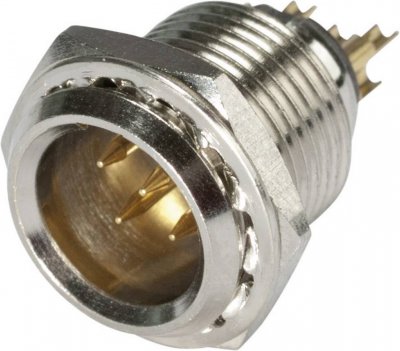 HICON XLR embase m&acirc;le verticale HI-XMEM5 Nombre de p&ocirc;les (num): 5 argent 
