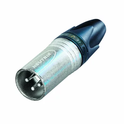 NEUTRIK XLR m&acirc;le, droit NC3MXX Nombre de p&ocirc;les (num): 3 argent