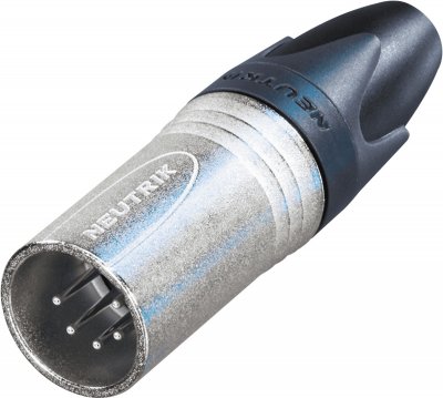 NEUTRIK XLR m&acirc;le, droit NC5MXX Nombre de p&ocirc;les (num): 5 argent