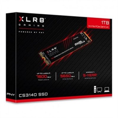 PNY XLR8 CS3140 Disque Dur SSD Interne 2To M.2 NVMe 6850Mo/s PCI-Express 4.0 Noir