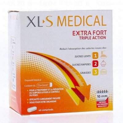 XLSMEDICAL XLS MEDICAL Extra Fort Triple Action 40 comprim&eacute;s