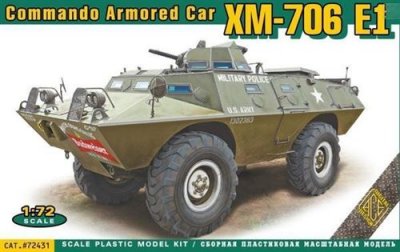  Xm-706 E1 Commando Armored Car - 1:72e - Ace