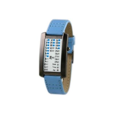 SUPER MERCHANT Xtress Homme Binaire Quartz Montre avec Bracelet en Cuir XDA1030B
