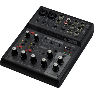 YAMAHA  AG06MK2B table de mixage live streaming