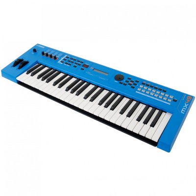 YAMAHA  MX49 II Synth&eacute;tiseur Bleu + Support (DPS-10) & &Eacute;couteurs