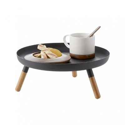 YAMAZAKI  Plain 5565 Petite Table d'appoint Noir Taille Unique
