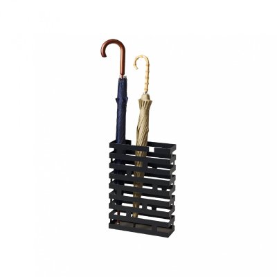 YAMAZAKI  - Porte parapluie design brique noir