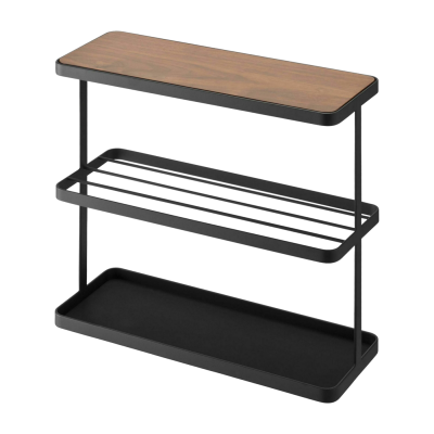 Yamazaki Tour Table d'appoint, Bois, Noir, Taille Unique