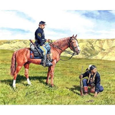 MASTERBOX Yankee Scout And Tracker, U.s. Civil War - 1:35e - Master Box Ltd. 