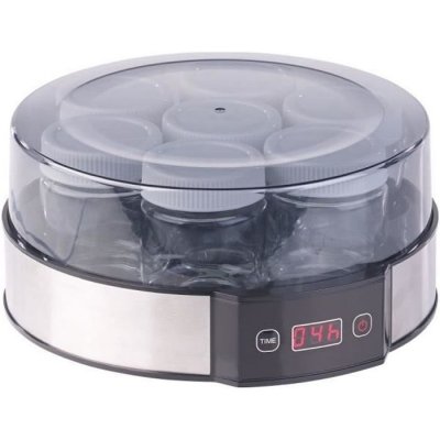 ROSENSTEIN & SOHNE Yaourti&egrave;re 20 W avec minuteur int&eacute;gr&eacute; et 7 pots individuels 190 ml