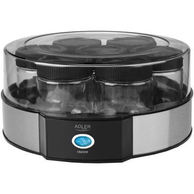 ADLER Yaourti&egrave;re  mod&egrave;le ad 4476 + 7 pots en verre 200 ml