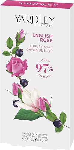 YARDLEY  English Rose Coffret 3 Savons 100g