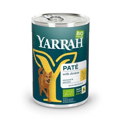 YARRAH  Bio Pat&eacute; poulet, algues, spiruline - 6 x 400 g