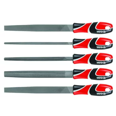 YATO  Ensemble de limes en acier 5 pcs 250 mm