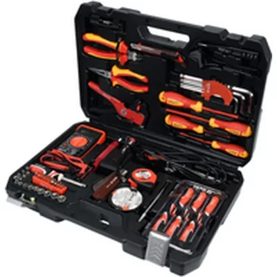 YATO  - Kit d'outils pour &eacute;lectriciens (68 pi&egrave;ces) - YT-39009